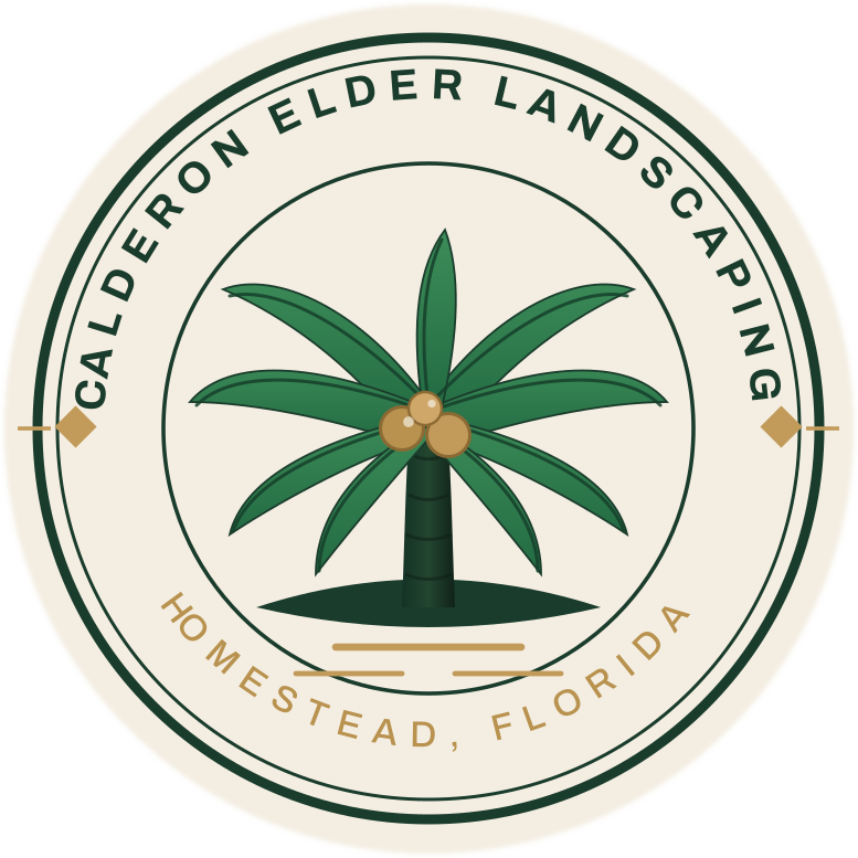Calderon Elder Landscaping logo